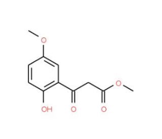Methyl 3-(2-Hydroxy-5-methoxyphenyl)-3-oxopropanoate (CAS 132017-99-3) - chemical structure image