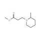 Methyl 3-(2-methylpiperidin-1-yl)propanoate - chemical structure image
