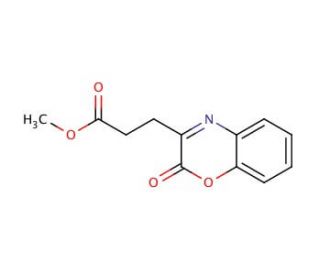 methyl 3-(2-oxo-2H-1,4-benzoxazin-3-yl)propanoate - chemical structure image