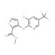Methyl 3-{[3-chloro-5-(trifluoromethyl)-2-pyridinyl]oxy}-2-thiophenecarboxylate - chemical structure image