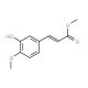 Methyl 3-(3-Hydroxy-4-methoxyphenyl)acrylate (CAS 16980-82-8) - chemical structure image