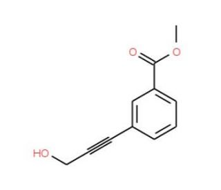 Methyl 3-(3-hydroxyprop-1-ynyl)benzoate - chemical structure image