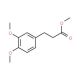 Methyl 3-(3′,4′-Dimethoxyphenyl)propanoate (CAS 27798-73-8) - chemical structure image