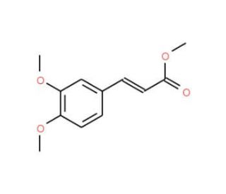 Methyl 3-(3&prime;,4&prime;-Dimethoxyphenyl)propenoate (CAS 5396-64-5) - chemical structure image
