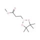 Methyl 3-(4,4,5,5-tetramethyl-[1,3,2]dioxaborolan-2-yl) propionate (CAS 1150561-77-5) - chemical structure image