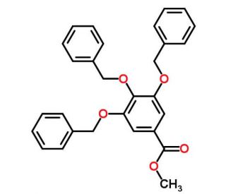 Methyl 3,4,5-Tris(benzyloxy)benzoate - chemical structure image