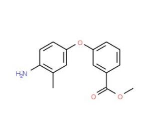 Methyl 3-(4-amino-3-methylphenoxy)benzoate - chemical structure image