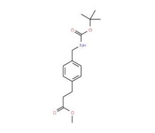 Methyl 3-[4-(Boc-aminomethyl)phenyl]propionate - chemical structure image