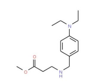 Methyl 3-{[4-(diethylamino)benzyl]amino}propanoate - chemical structure image