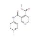 Methyl 3-[4-(fluoroanilino)carbonyl]isonicotinate - chemical structure image