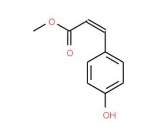 Methyl 3-(4-hydroxyphenyl)acrylate (CAS 3943-97-3) - chemical structure image