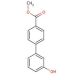 Methyl 3-(4-hydroxyphenyl)benzoate (CAS 192376-76-4) - chemical structure image