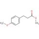 Methyl 3-(4-methoxyphenyl)propionate (CAS 15823-04-8) - chemical structure image