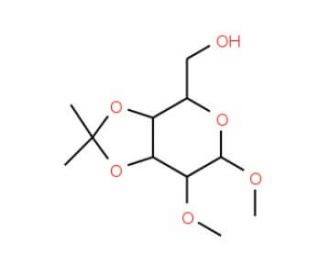 Methyl 3,4-O-Isopropylidene-2-O-methyl-α-D-galactopyranoside (CAS 34698-22-1) - chemical structure image