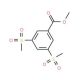 Methyl 3,5-bis(methylsulphonyl)benzoate - chemical structure image