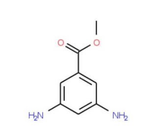Methyl 3,5-diaminobenzoate (CAS 1949-55-9) - chemical structure image