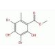 Methyl 3,5-dibromo-2,4-dihydroxy-6-methylbenzoate (CAS 715-33-3) - chemical structure image