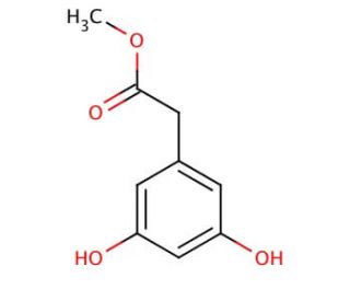 Methyl 3,5-dihydroxyphenylacetate (CAS 4724-10-1) - chemical structure image
