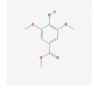 Methyl 3,5-dimethoxy-4-hydroxybenzoate (CAS 884-35-5) - chemical structure image
