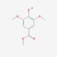 Methyl 3,5-dimethoxy-4-hydroxybenzoate (CAS 884-35-5) - chemical structure image