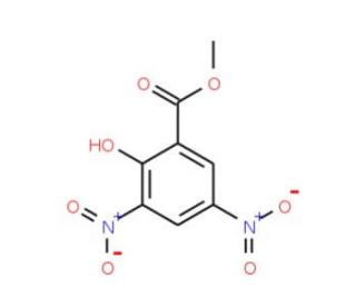 Methyl 3,5-dinitrosalicylate (CAS 22633-33-6) - chemical structure image
