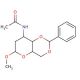 Methyl 3-Acetylamino-2,3-dideoxy-4,6-O-benzylidene-α-D-ribo-hexopyranoside 的分子结构, CAS编号: 23819-31-0 Methyl 3-Acetylamino-2,3-dideoxy-4,6-O-benzylidene-α-D-ribo-hexopyranoside (CAS 23819-31-0) - chemical structure image