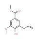 methyl 3-allyl-4-hydroxy-5-methoxybenzoate - chemical structure image