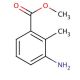 Methyl 3-amino-2-methylbenzoate 的分子结构, CAS编号: 18583-89-6 Methyl 3-amino-2-methylbenzoate (CAS 18583-89-6) - chemical structure image