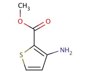 Methyl 3-amino-2-thiophenecarboxylate (CAS 22288-78-4) - chemical structure image