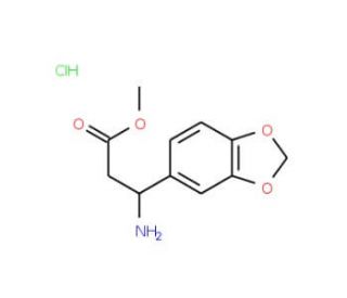 Methyl 3-amino-3-(1,3-benzodioxol-5-yl)propanoatehydrochloride - chemical structure image