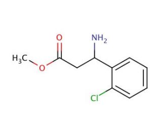 methyl 3-amino-3-(2-chlorophenyl)propanoate - chemical structure image