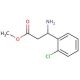 methyl 3-amino-3-(2-chlorophenyl)propanoate - chemical structure image
