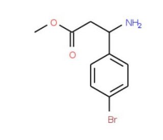 Methyl 3-amino-3-(4-bromophenyl)propanoate - chemical structure image