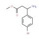Methyl 3-amino-3-(4-bromophenyl)propanoate - chemical structure image