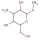 Methyl 3-amino-3-deoxy-α-D-mannopyranoside hydrochloride (CAS 14133-35-8) - chemical structure image