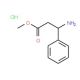 methyl 3-amino-3-phenylpropanoate hydrochloride (CAS 88831-43-0) - chemical structure image