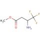Methyl 3-amino-4,4,4-trifluorobutyrate (CAS 748746-28-3) - chemical structure image