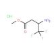 Methyl 3-amino-4,4,4-trifluorobutyrate hydrochloride (CAS 169605-23-6) - chemical structure image