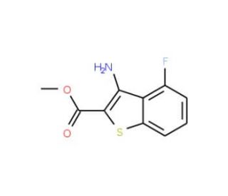Methyl 3-amino-4-fluorobenzo[b]thiophene-2-carboxylate - chemical structure image