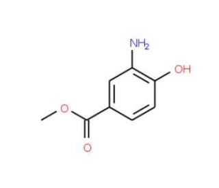 Methyl 3-amino-4-hydroxybenzoate (CAS 536-25-4) - chemical structure image