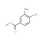Methyl 3-amino-4-hydroxybenzoate (CAS 536-25-4) - chemical structure image