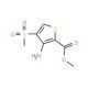 Methyl 3-amino-4-(methylsulphonyl)thiophene-2-carboxylate (CAS 175201-73-7) - chemical structure image