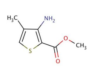 Methyl 3-amino-4-methylthiophene-2-carboxylate (CAS 85006-31-1) - chemical structure image