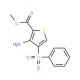Methyl 3-amino-4-(phenylsulphonyl)thiophene-2-carboxylate (CAS 175201-55-5) - chemical structure image