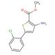 methyl 3-amino-5-(2-chlorophenyl)thiophene-2-carboxylate - chemical structure image