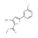 methyl 3-amino-5-(3-chlorophenyl)thiophene-2-carboxylate - chemical structure image