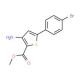 Methyl-3-amino-5-(4-bromophenyl)thiophene 2-carboxylate (CAS 91076-95-8) - chemical structure image