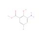 Methyl 3-amino-5-bromo-2-hydroxybenzoate (CAS 141761-82-2) - chemical structure image