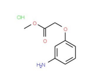 methyl (3-aminophenoxy)acetate hydrochloride - chemical structure image