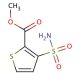 methyl 3-(aminosulfonyl)thiophene-2-carboxylate (CAS 59337-93-8) - chemical structure image